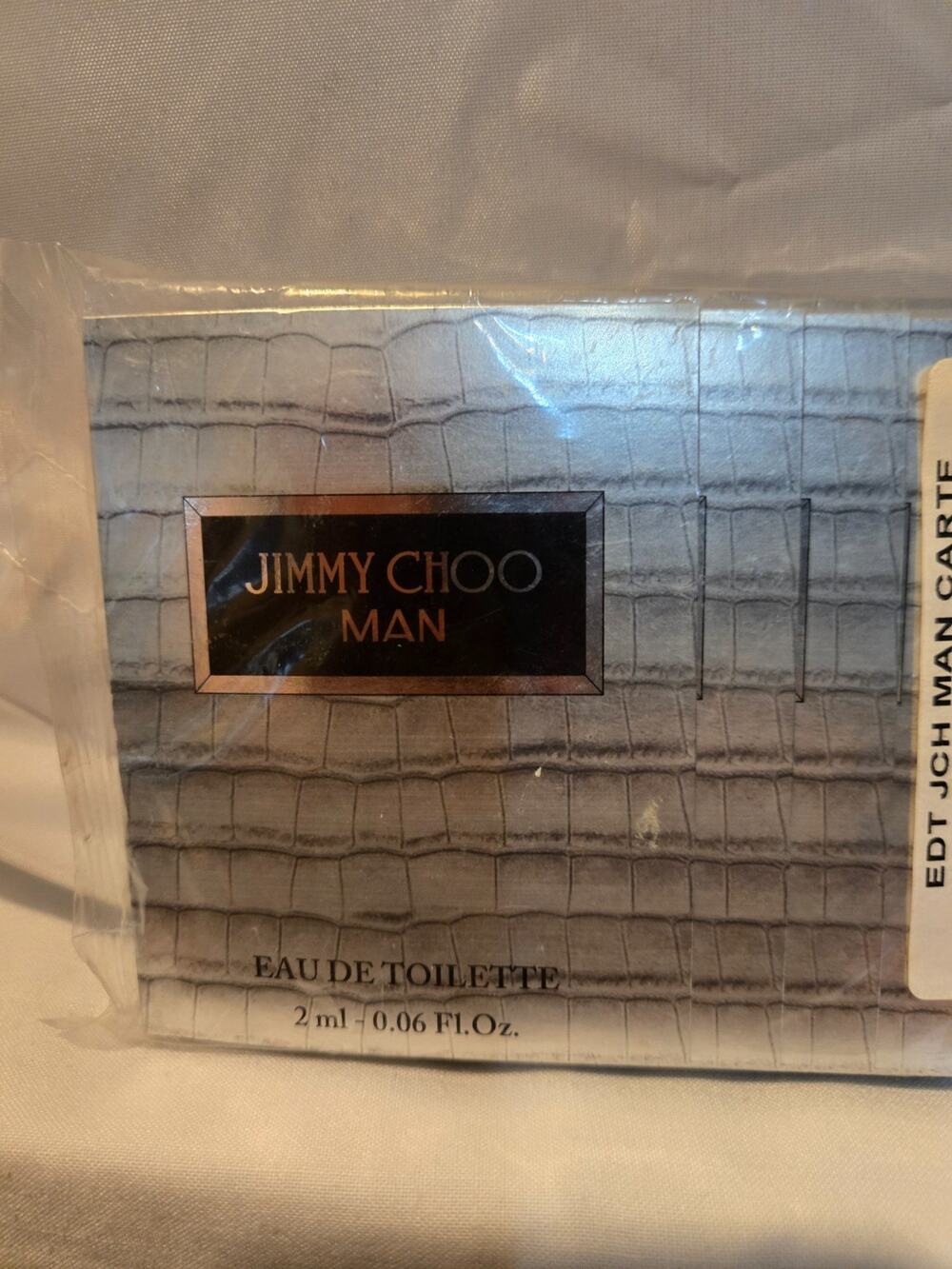 Jimmy Choo MAN Eau de Toilette Spray Sample Size 2ml 0.06 fl oz Men's Fragrance